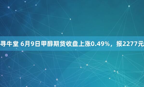 寻牛堂 6月9日甲醇期货收盘上涨0.49%，报2277元